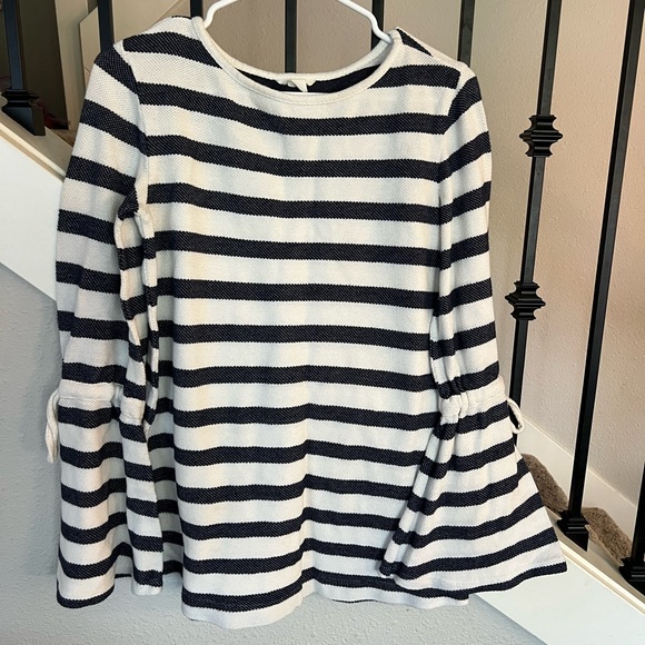 CASLON- Women's Bell Sleeve Cabana Stripe Shirt - Picture 2 of 7